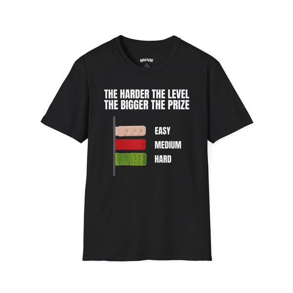 THE HARDER THE LEVEL THE BIGGER THE PRIZE
