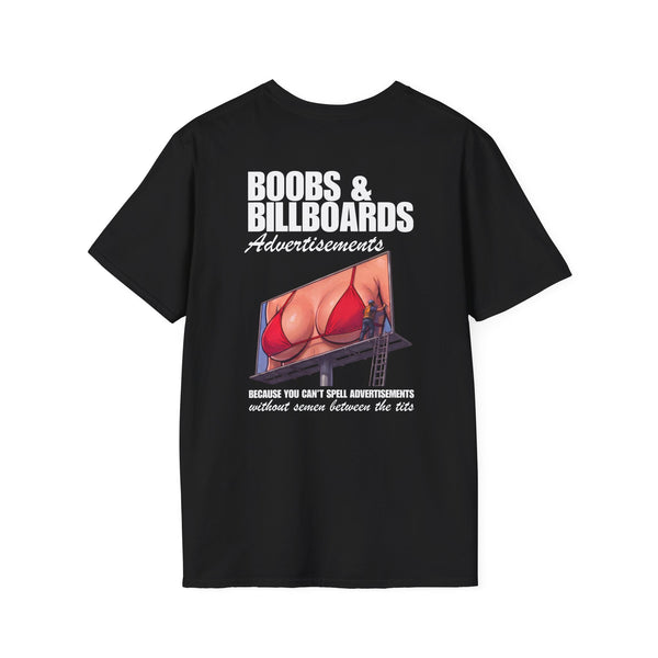BOOBS & BILLBOARDS ADVERTISEMENTS BACKPRINT