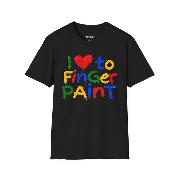 I LOVE TO FINGER PAINT