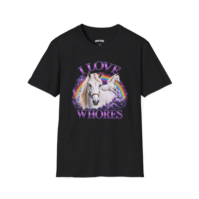 I LOVE WHORES T-SHIRT