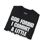 GOD FORBID I COMMIT A LITTLE TAXFRAUD