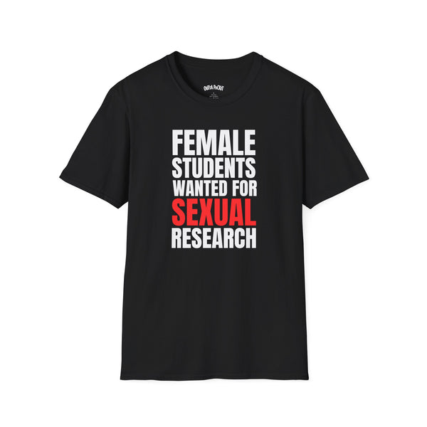 FEMALE STUDENTS WANTED FOR SEXUAL RESEARCH