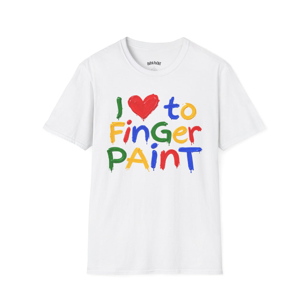 I LOVE TO FINGER PAINT
